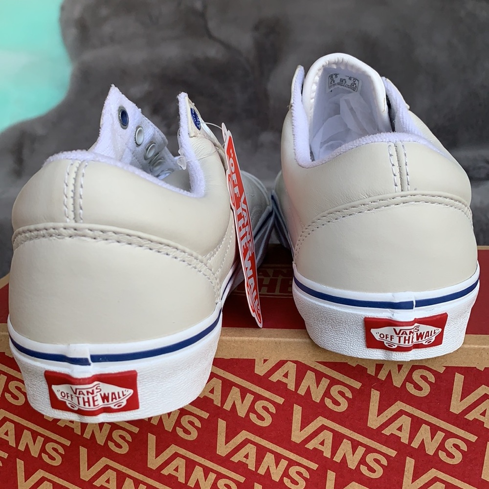 VANS OLD SKOOL BUTTER LEATHER True White/WMNS - Picture 12 of 16